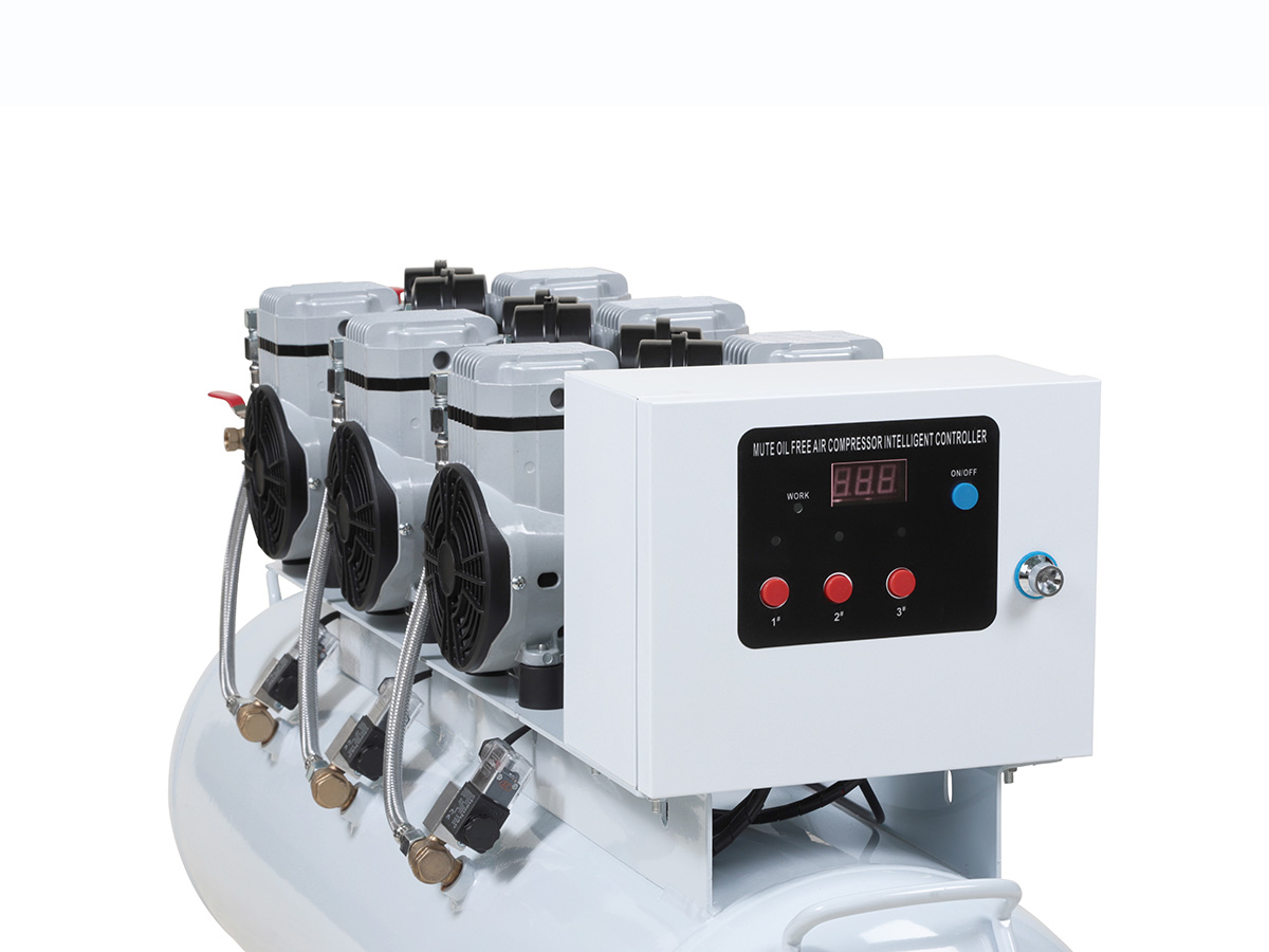 Tecmedent 100 lts compresor 3