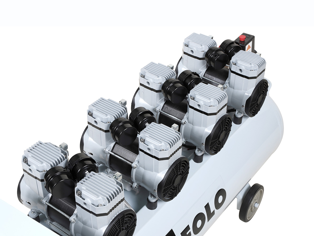 tecmedent compresor 120 lts 5